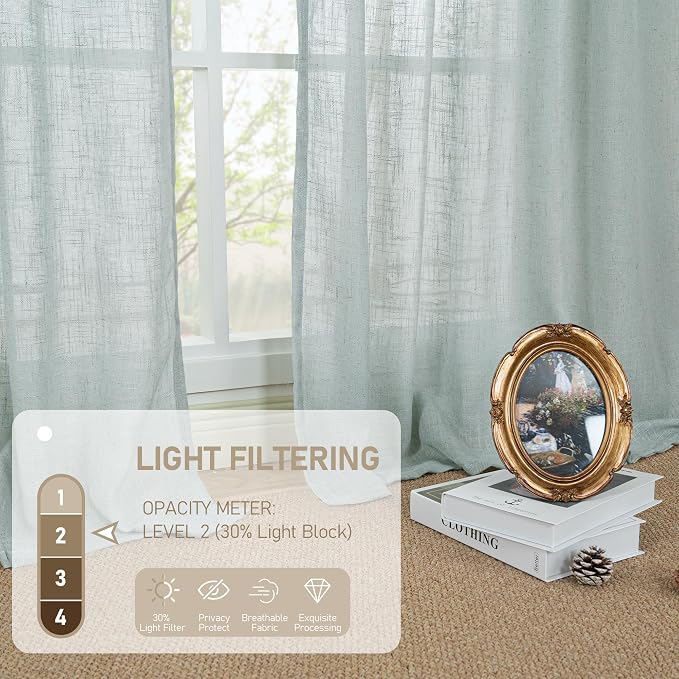 Living Room Linen Curtains - Image 4