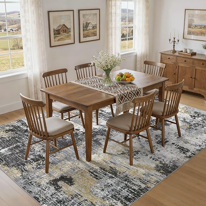 UERMEI 10x12 Area Rug for Living Room - Image 5