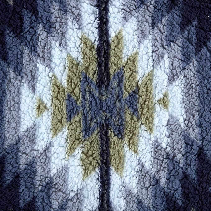 Wrangler - Reversible Throw Blanket, 50 x 60, Printed Sherpa Fleece Blanket - Image 5
