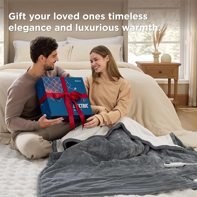 Bedsure Heated Blanket Throw, Soft Electric Blanket - Image 8