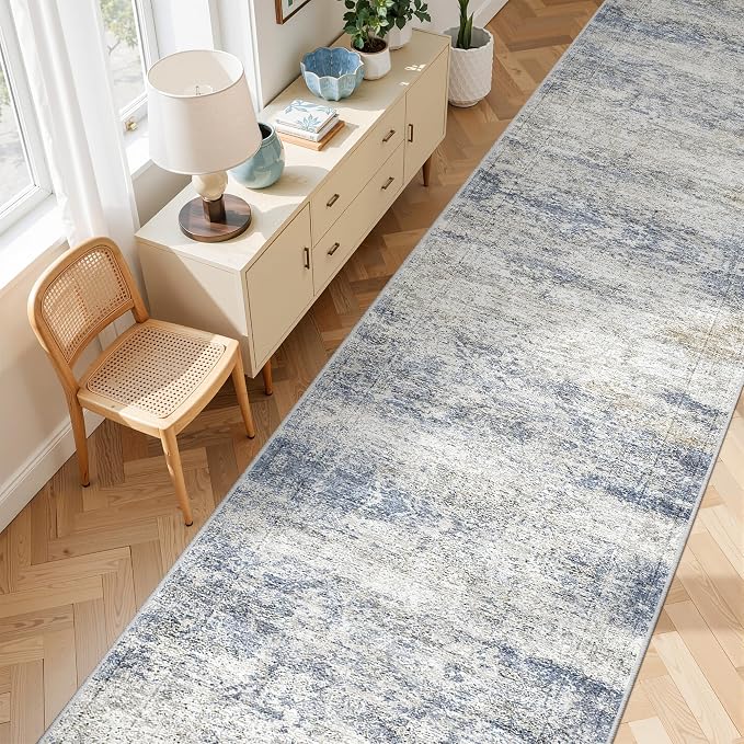3x14 Runner Rug Non Slip, Washable Hallway Runner Rug, Living Room, Extra Long - Image 5