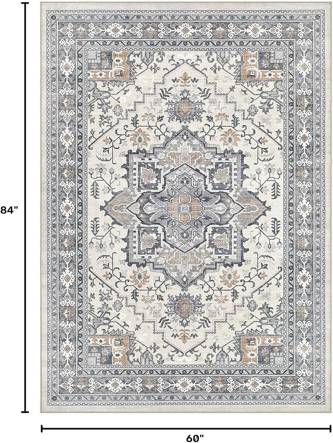 UERMEI 5x7 Area Rug Living Room Rugs - Image 2