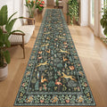 DUKINO 3x14 Runner Rug for Hallway, Washable Animal Kitchen Rugs, Low Pile by DUKINO