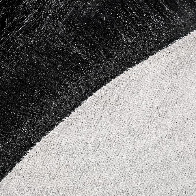linmopm Faux Fur Sheepskin Rug, 3x3 ft, Round | Shag Fluffy Fuzzy, High-Density - Image 5