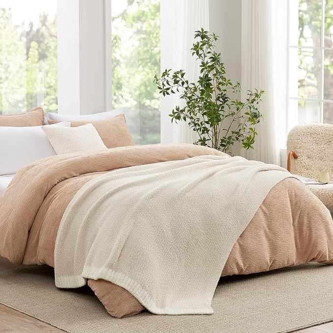 Snuggle Sac Buttery Ivory Bedding Blanket Twin Size 60x80, Super Soft Warm Cozy - Image 8