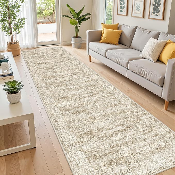 2x10 Runner Rug Non Slip, Washable Hallway Runner Rug, Laundry Room, Soft - Image 4