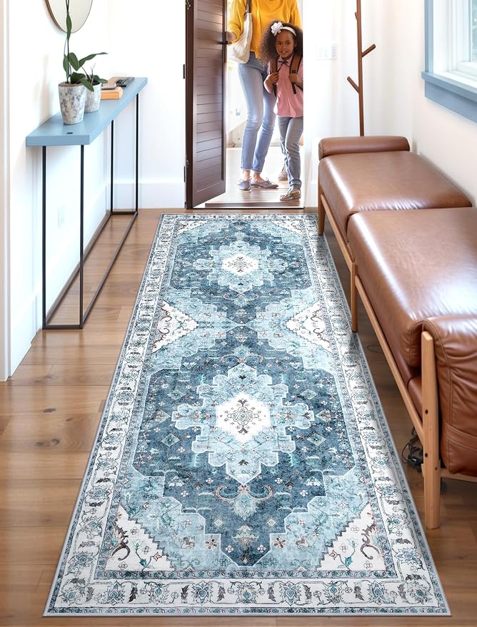 SERISSA 2x6 Washable Non Slip Boho Runner Rug - Image 5