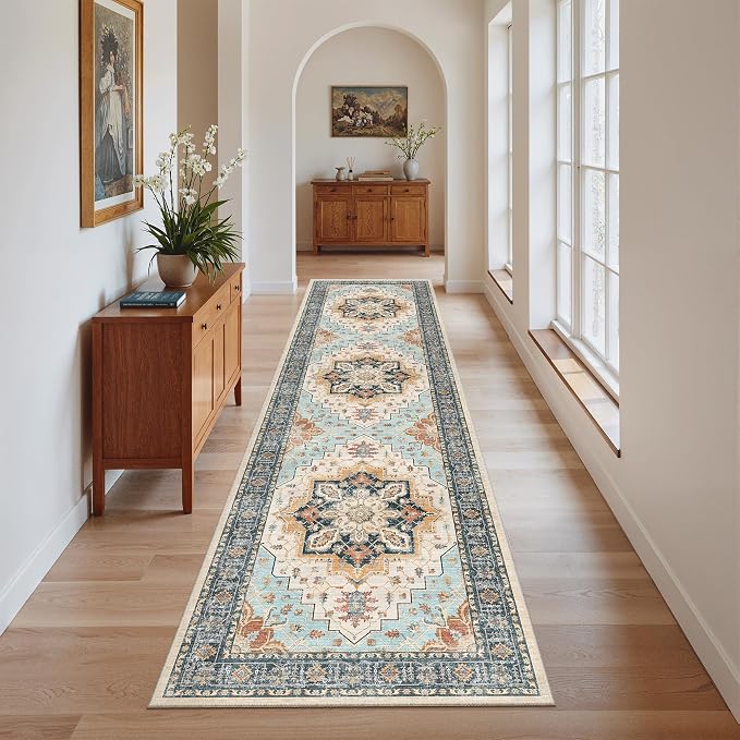 Madane Hallway Runner Rug 2x8 Washable Kitchen Rugs Non-Slip, Soft Ultra-Thin - Image 2