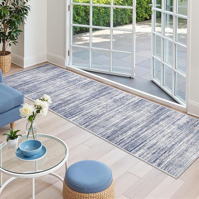 2x8 Runner Rug Non Slip, Washable Hallway Runner Rug, Nursery Room, Soft Runner - Image 3