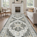Madane 4x12 Wide Hallway Runner Rug Washable by Madane