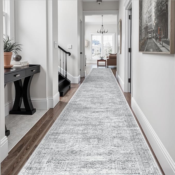 Soalmost Washable Hallway Runner Rug 3x16 Kitchen Entry Rugs Non-Slip, Foldable - Image 3