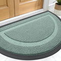 OLANLY Half Circle Front Door Mat Outside 33x21 All-Season Rubber Doormat | by OLANLY