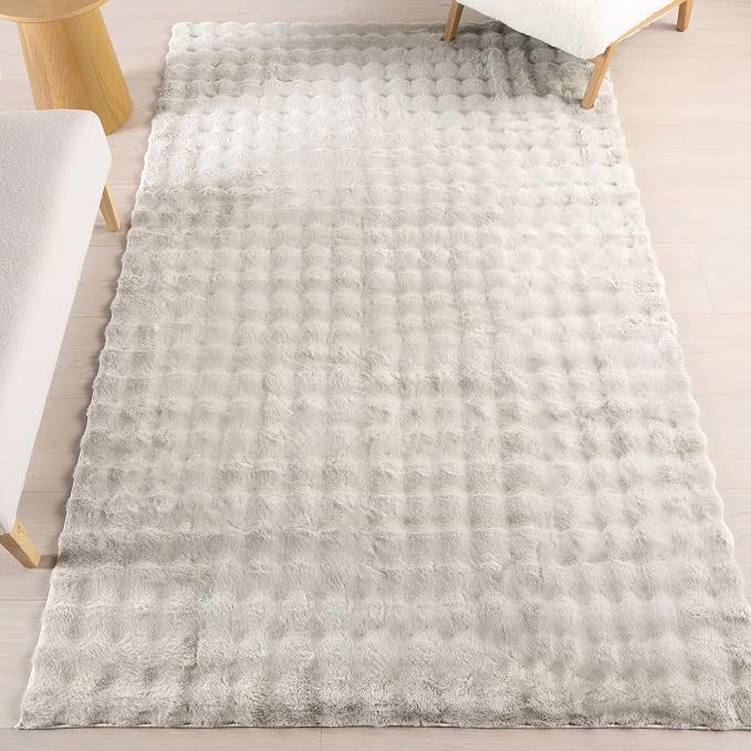 nuLOOM Jeni Grey Checkered Washable Area Rug by nuLOOM