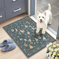 Soalmost 2x3 Dog Rugs for Entryway, Washable Door Mat Soft Rug Navy Blue | by Soalmost