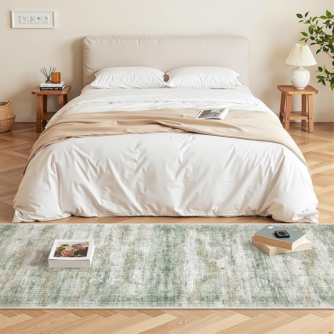 2x6 Runner Rug Non Slip, Washable Hallway Runner Rug, Nursery Room, Soft Runner - Image 5