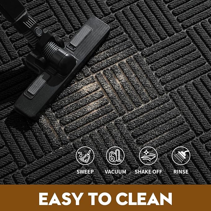 Front Door Mat, Heavy Duty Waterproof Doormat 31.5"x20", Stain Fade Resistant - Image 7