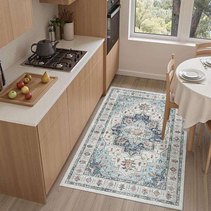 Madane Washable Entry Rug 3x4 Area Rugs - Image 2