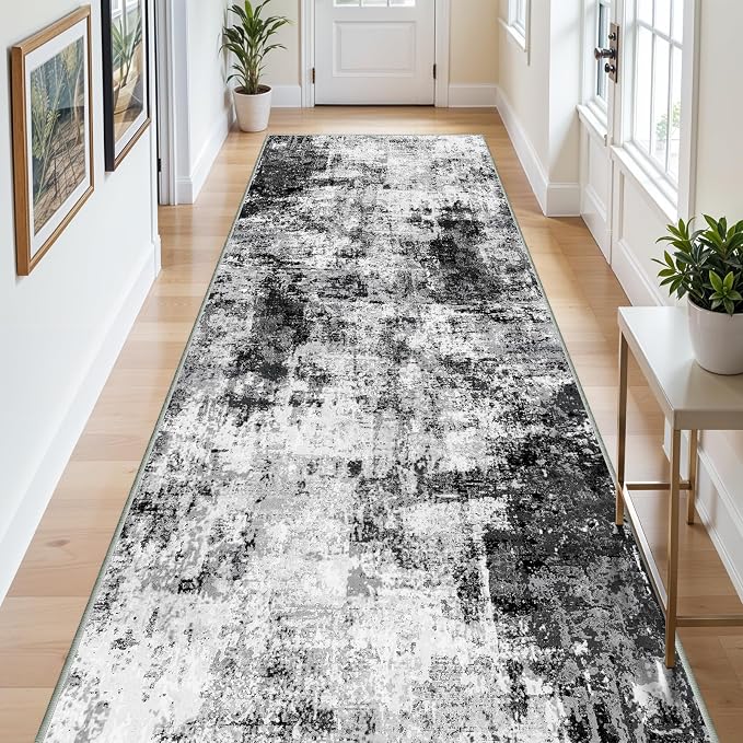 4x8 Wide Washable Runner Rug: Easy-to-Clean Runners by WIEVEDENS