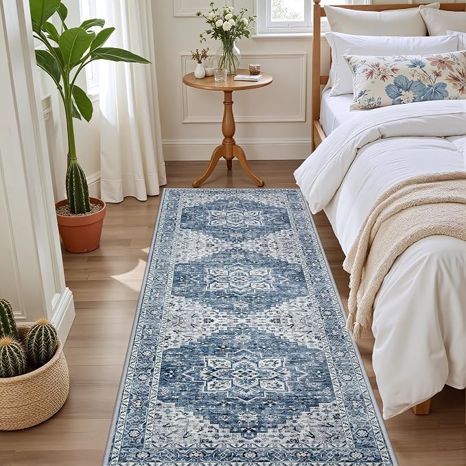 Hallway Runner Rug: 2.6x8 Kitchen Boho Rugs - Image 3
