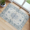 RELEANY Washable Area Rug, Small 2'x3', Water Repellent, Pet Friendly, Vintage by RELEANY