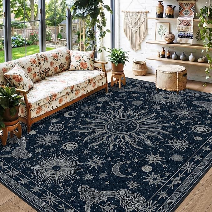 Vacuum-Friendly, 6x9 Washable Area Rug - Image 2