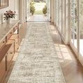 3x10 Runner Rug Non Slip, Washable Hallway Runner Rug, Laundry Room, Soft by Restydon