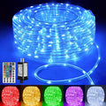 Ollny Rope Lights Outdoor Color Changing, 66FT 200 LED Waterproof Plug in Christmas Lights with Remote, 16 Colors Twinkle Outdoor String Lights for Outside Indoor Party Easter Holiday Decorations