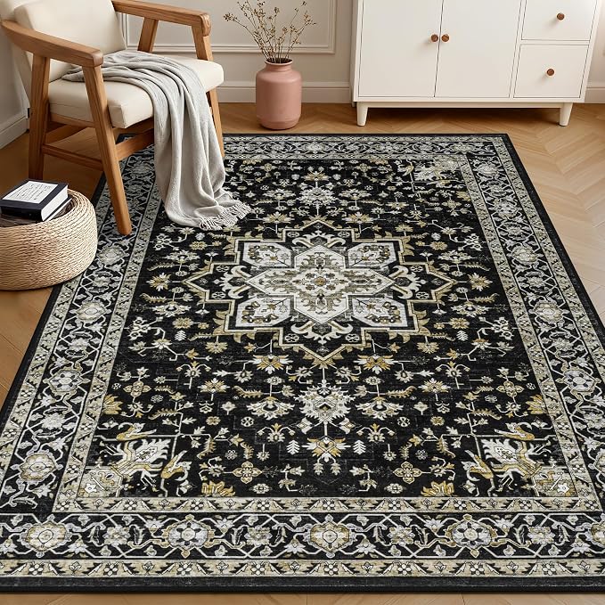 5x7 Area Rugs Living Room: Washable Rug - Image 3