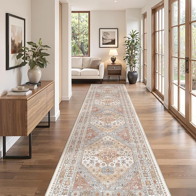 2x8 Runner Rug Non Slip, Washable Hallway Runner Rug, Nursery Room, Soft Runner - Image 5