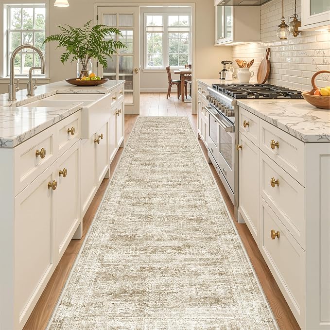 2x10 Runner Rug Non Slip, Washable Hallway Runner Rug, Laundry Room, Soft - Image 5