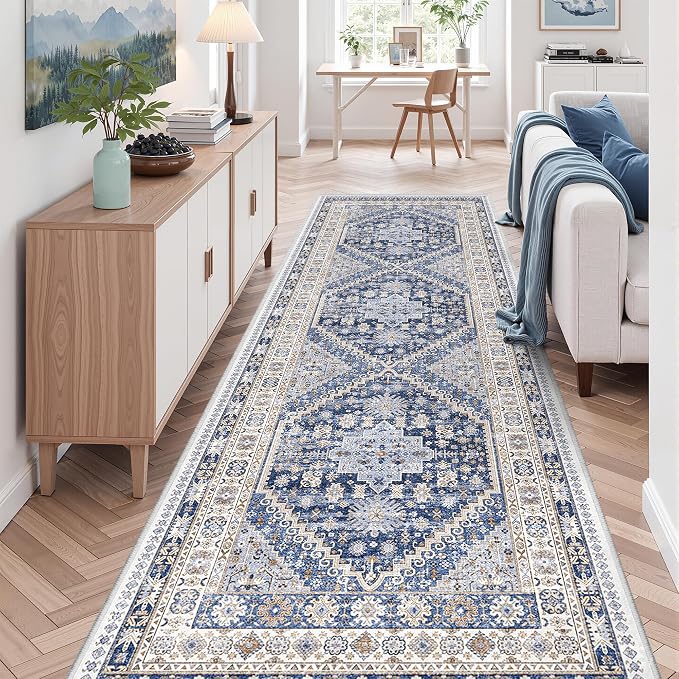 3x10 Runner Rug Non Slip, Washable Hallway Runner Rug, Laundry Room, Soft - Image 3