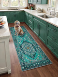 SERISSA 3x7 Washable Non Slip Boho Runner Rug by SERISSAHomeDecorCollection