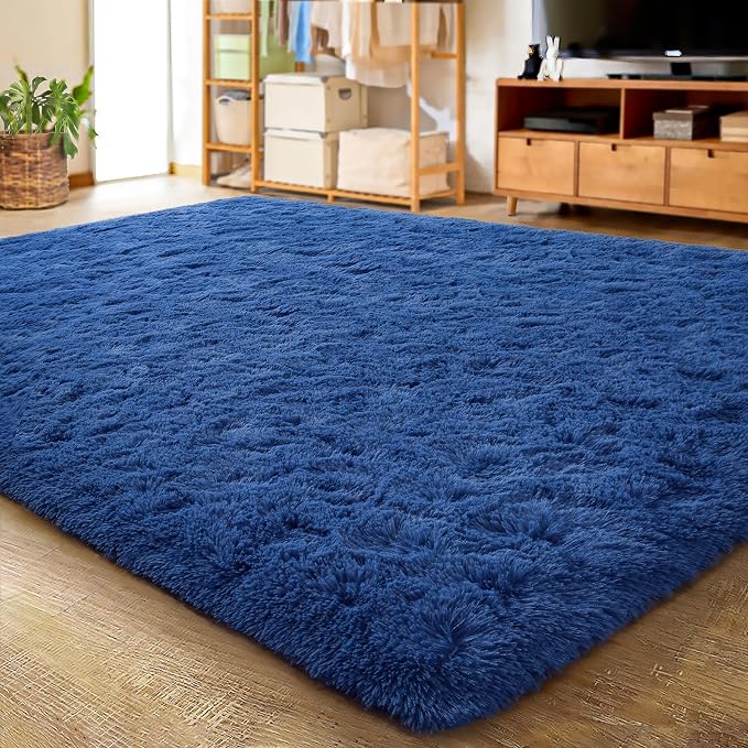LOCHAS Area Rugs Fluffy Living Room Carpet by LOCHAS