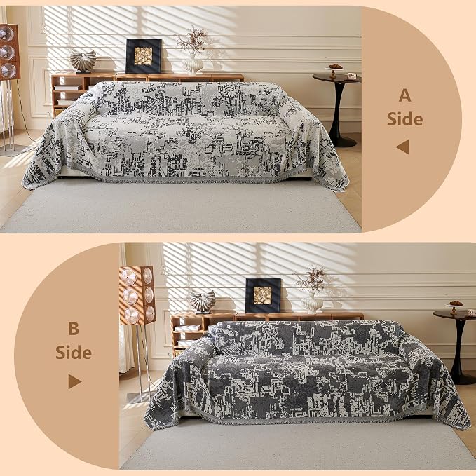 MYSKY HOME Boho Couch Cover Sofa Covers, Couch Covers - Image 5