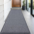 OLANLY Front Door Mat 59x23, Waterproof Heavy-Duty Indoor Outdoor Doormat | Grey by OLANLY