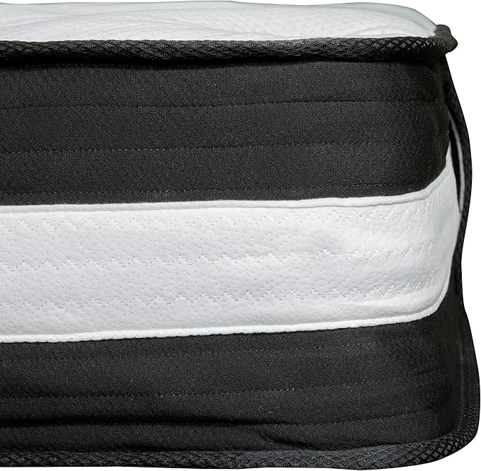 Flash Furniture Capri Comfortable Sleep 10" Hybrid Pocket Spring and Foam Mattress in a Box, Foam Pocket Spring Hybrid Mattress, Pressure Relief, Full