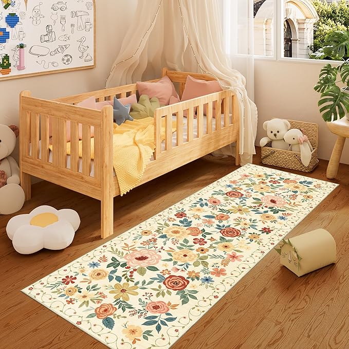 DUKINO 2x10 Runner Rug, Washable Kitchen Runner Rug Non Slip, Low Pile - Image 4
