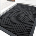 OLANLY Front Door Mat Outside Entrance, Waterproof Heavy-Duty Doormat | 29.5x17 by OLANLY