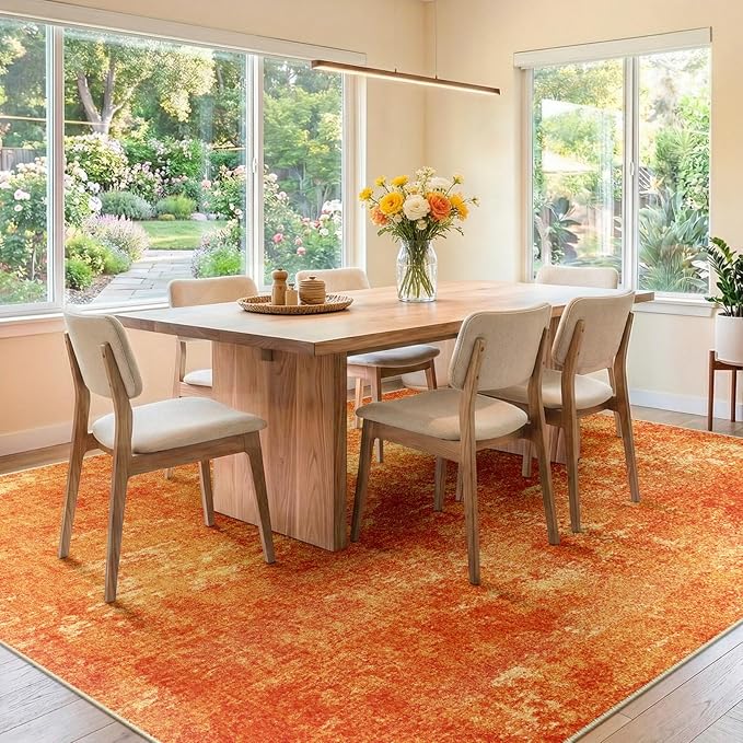 RELEANY Washable 6'x9' Abstract Area Rug - Image 4