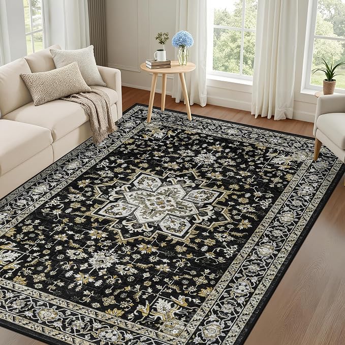 4x6 Area Rugs Living Room: Washable Rug - Image 9