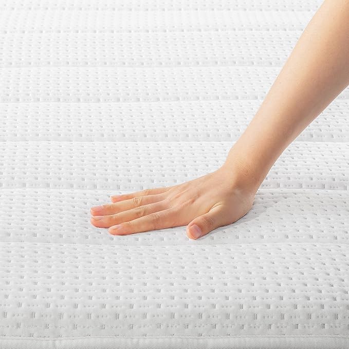 Mellow 8 Inch RENA Pocket Spring Mattress with Green Tea Memory Foam, King,Navy
