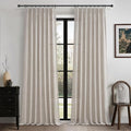 Extra Long Sheer Curtains 108 Inches Long 2 Panels Set by PleatedDrapes