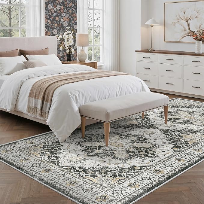 Madane 4x8 Wide Hallway Runner Rug Washable - Image 4
