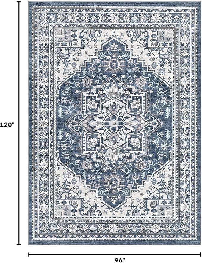 UERMEI 8x10 Area Rug for Living Room - Image 2