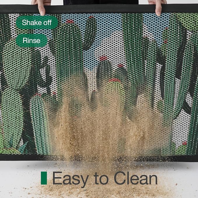 LUMI Outside Welcome Door Mat 32x47, Non-Slip Durable Rubber Easy Clean | - Image 7