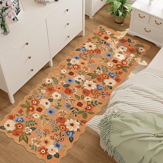 DUKINO 2x10 Runner Rug for Hallway, Washable Kitchen Rug Non Slip, Low Pile - Image 7