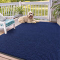 OLANLY Front Door Mat 71x47, Waterproof Heavy-Duty Indoor Outdoor Doormat | Blue by OLANLY