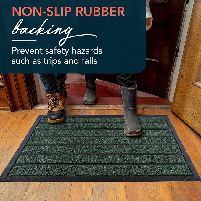ubdyo Extra Durable Door Mat Outside Entrance | Dirt Trapping, Non-Slip Backing - Image 5
