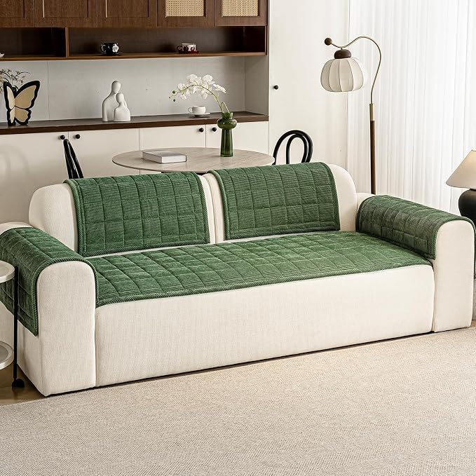 Couch Covers for Dogs Washable, Non Slip Couch Covers for Loveseat Sofa Pet - Image 2
