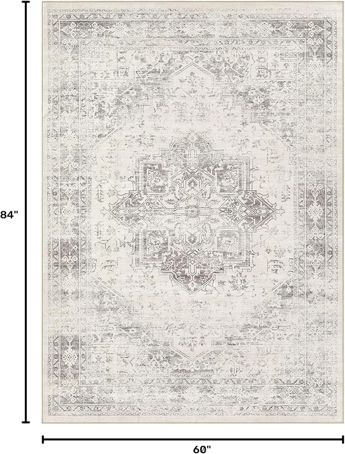 UERMEI 5x7 Area Rug Living Room Rugs - Image 2